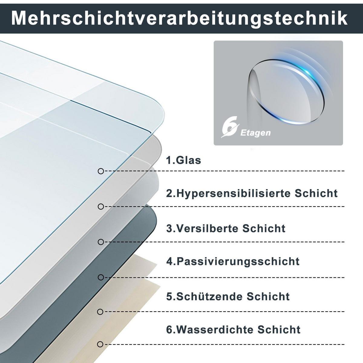 BADEZIMMERSPIEGEL Redick mit LED-Leuchte Ø70 cm - Weiß, Glas (70/2.4/70cm) - Nettlife