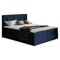 BOXBETT Crystal - H3 - Dunkelblau, Holz (180/200cm) - MIRJAN24