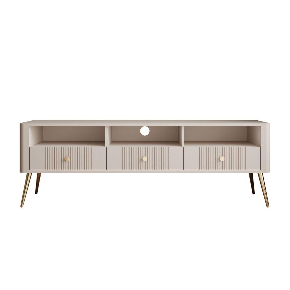 TV-LOWBOARD ELYSIA KASCHMIR mit Schubladen - Kaschmir, Holzwerkstoff (165/55/39cm) - Lookway