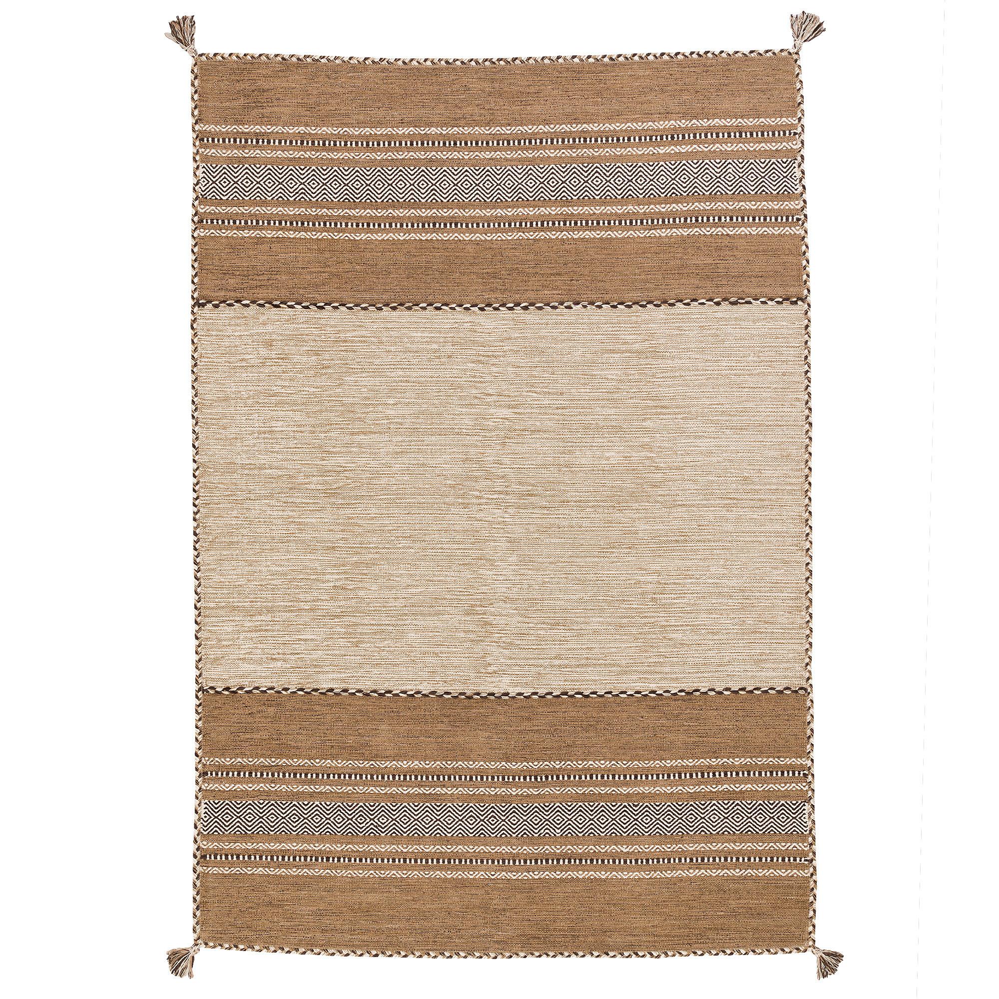 NATUR TEPPICH KELIM NAVARRO - Beige, Textil (70/140cm) - Pergamon