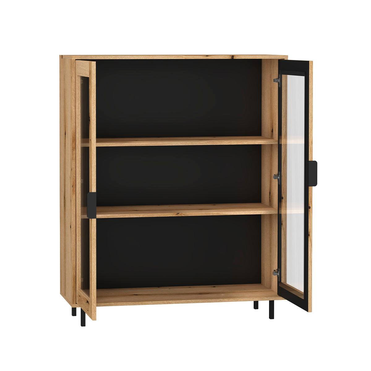 GESCHIRRSCHRANK Soly Holz - Braun, Holzwerkstoff (103.2/126.2/40.3cm) - Petits-meubles