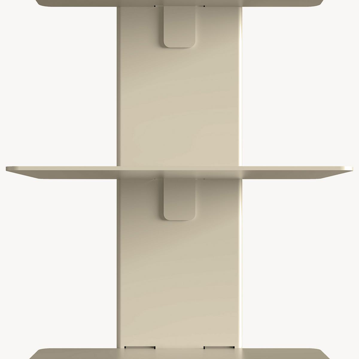 BÜCHERREGAL Eksjö - Beige, Metall (39/150/39cm) - [en.casa]