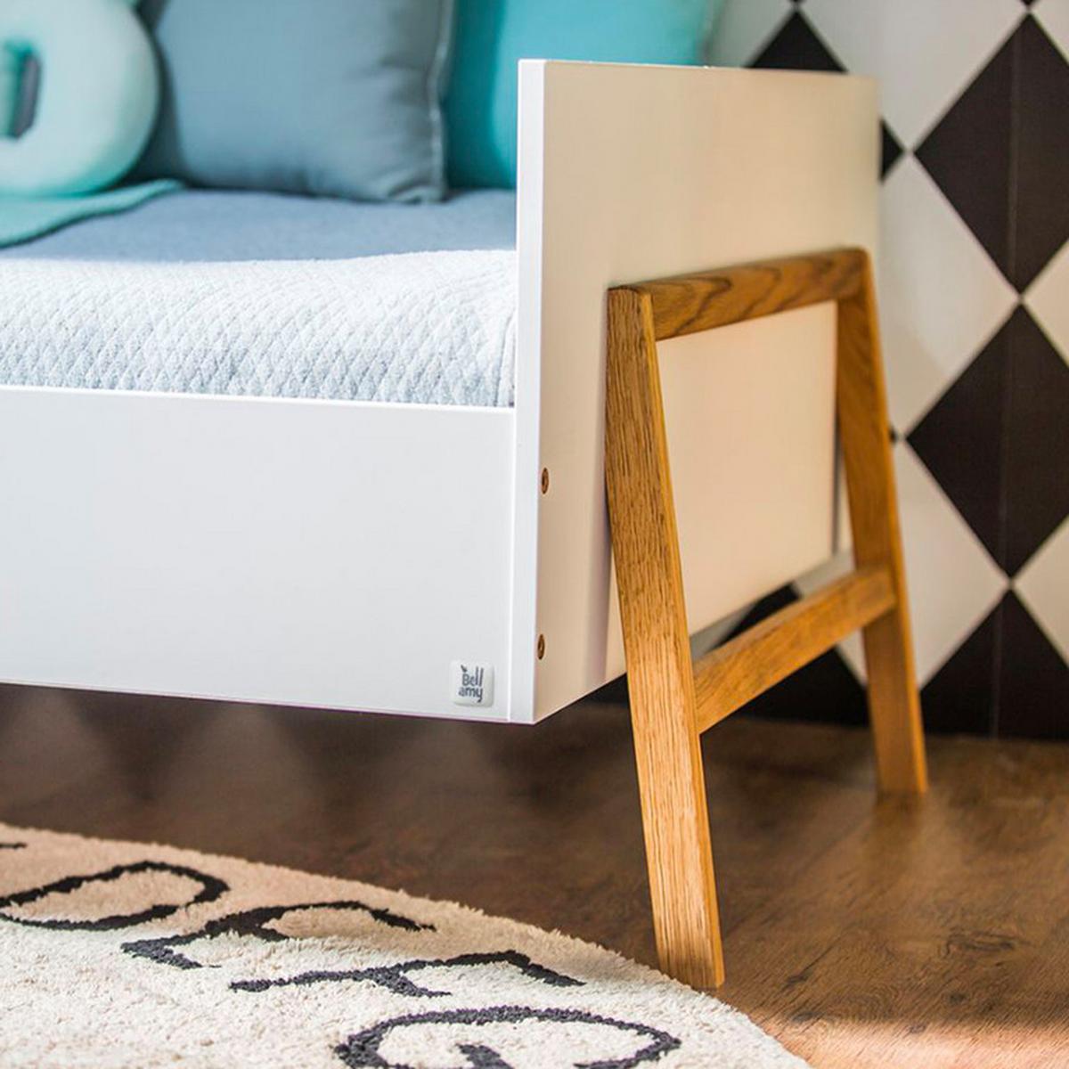 BETT 90/200 Weiß - Weiß, Holzwerkstoff (90/200cm) - Petits-meubles