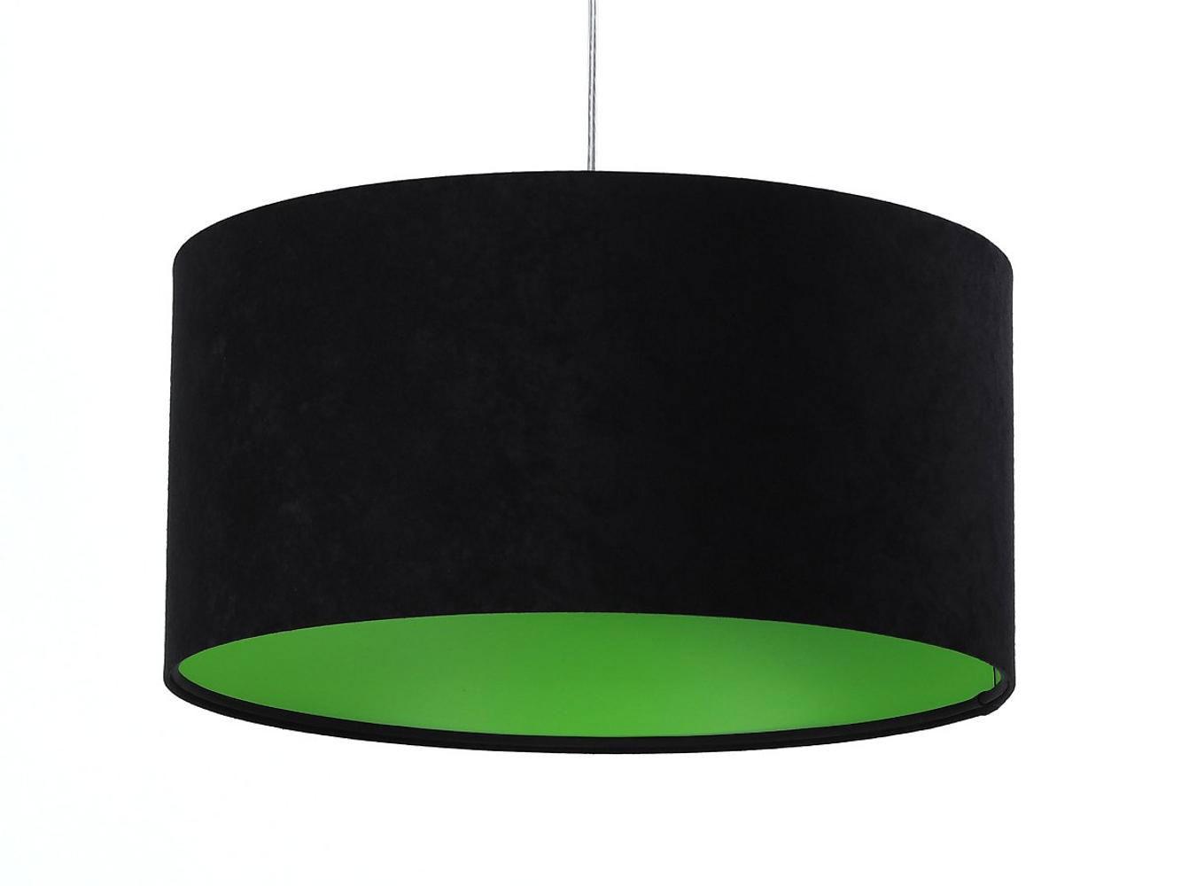 HÄNGELEUCHTE Grün 40/20 cm - Schwarz/Grün, Kunststoff (40/0.6/20cm) - ONZENO