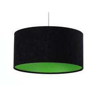 HÄNGELEUCHTE Grün 40/20 cm - Schwarz/Grün, Kunststoff (40/0.6/20cm) - ONZENO