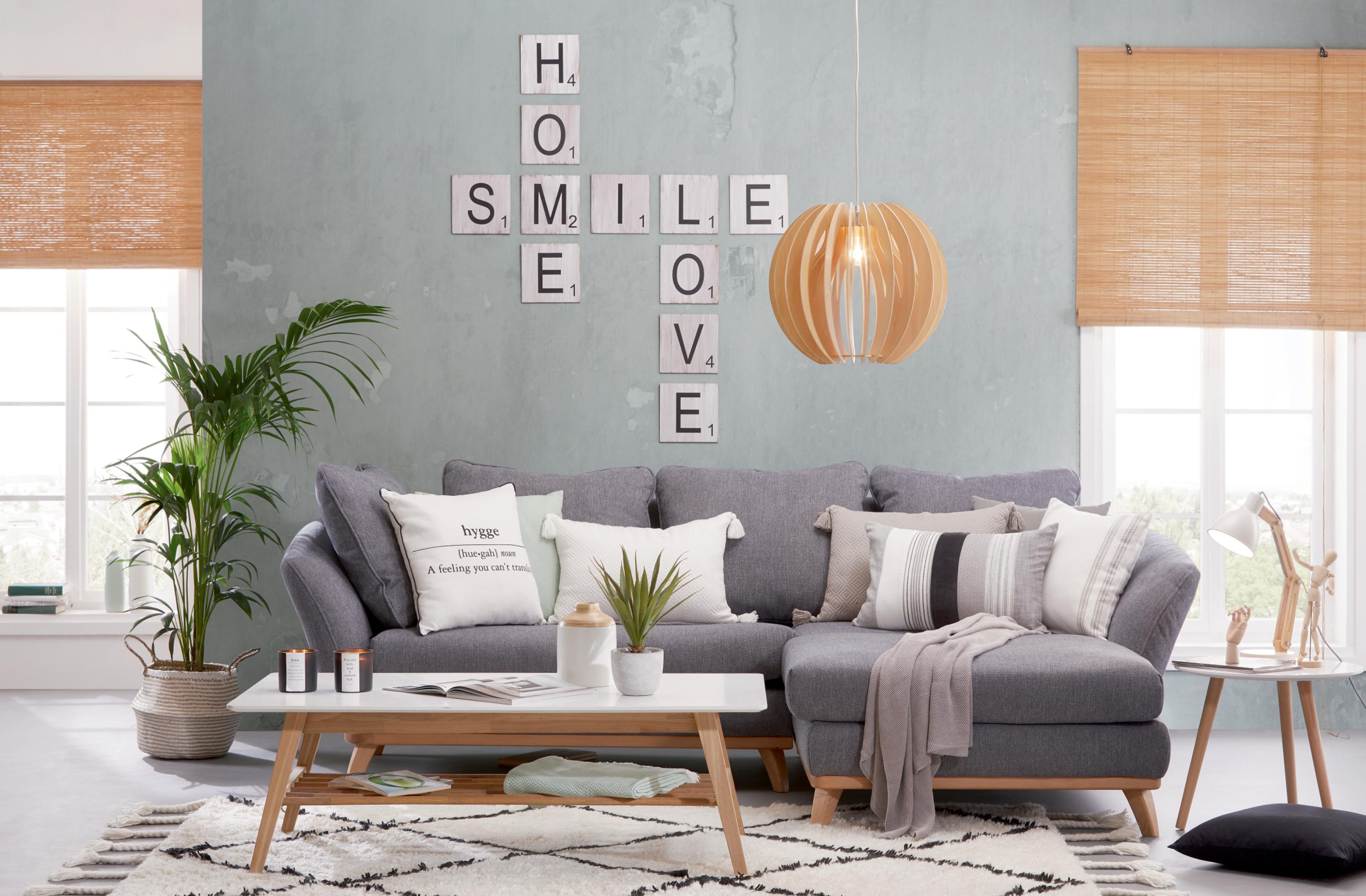 Salon w stylu hygge