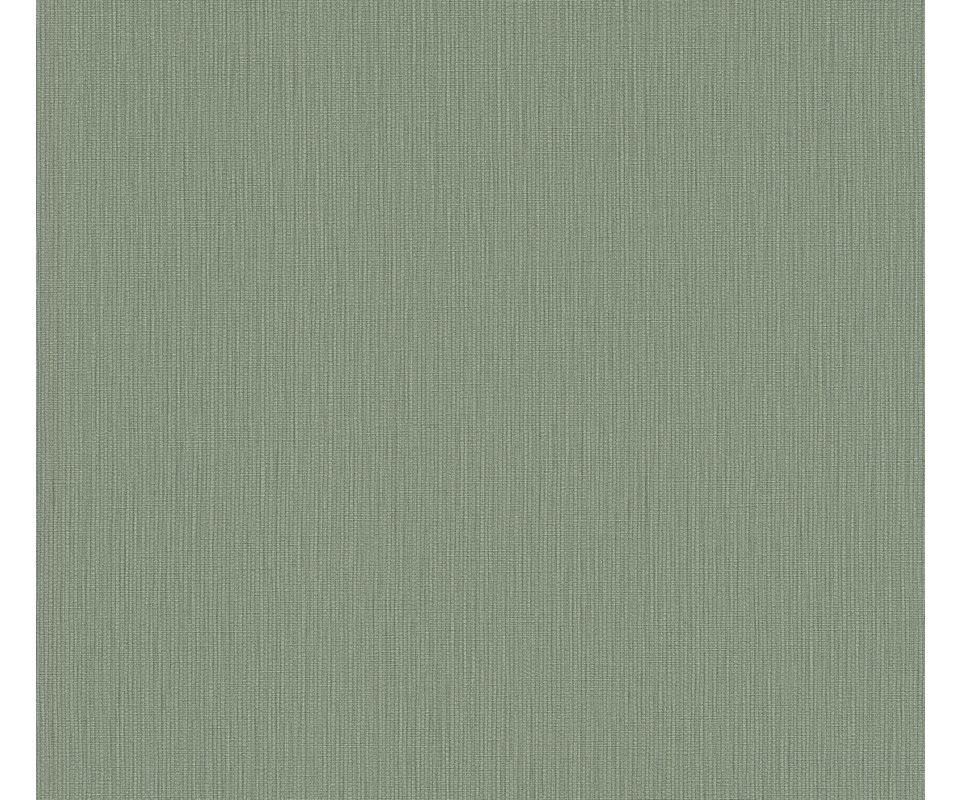 VLIESTAPETE Grün 53/1005 cm - Grün, Textil (53/1cm) - KUNSTLOFT