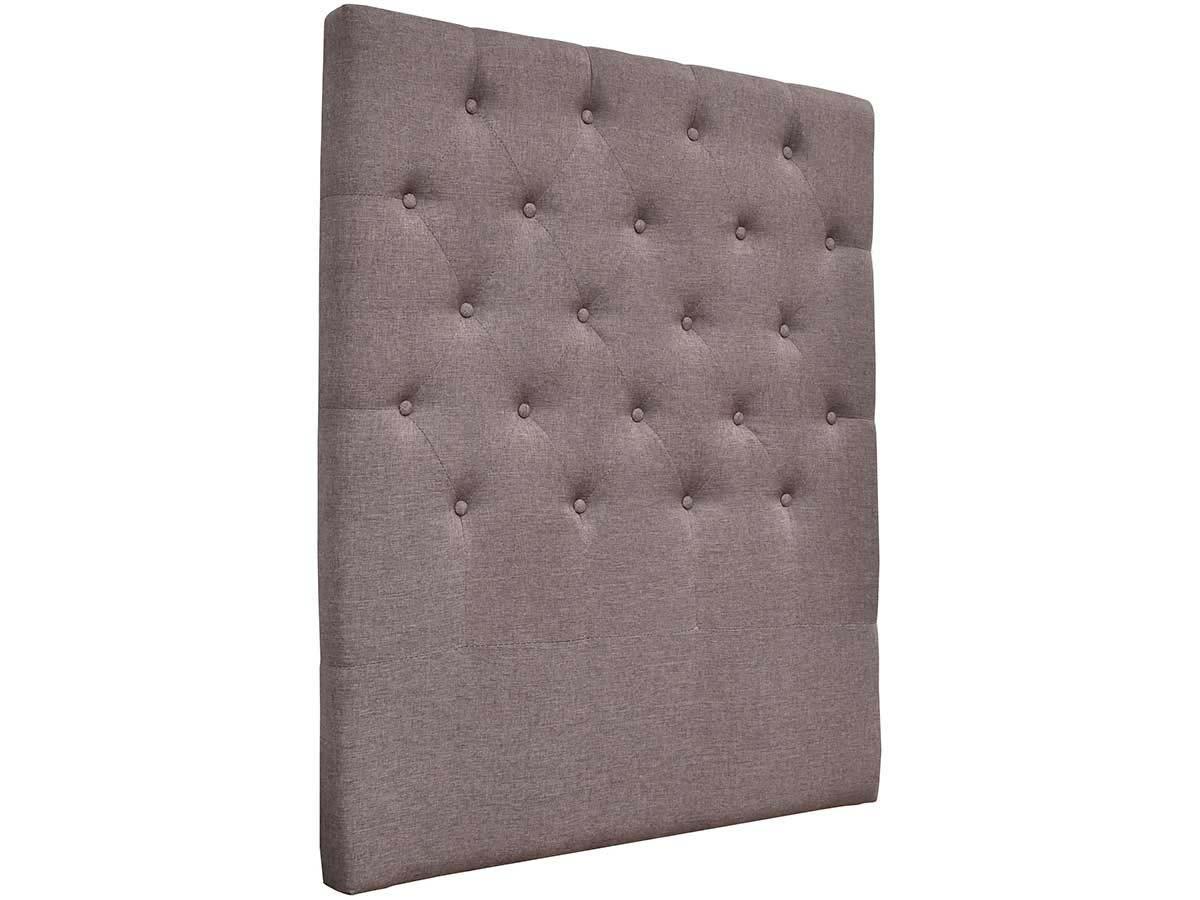 KOPFTEIL UND LATTENROSTSCHUTZ déco Taupe - Taupe, Textil (8.5/120/99cm) - Habitat Garten