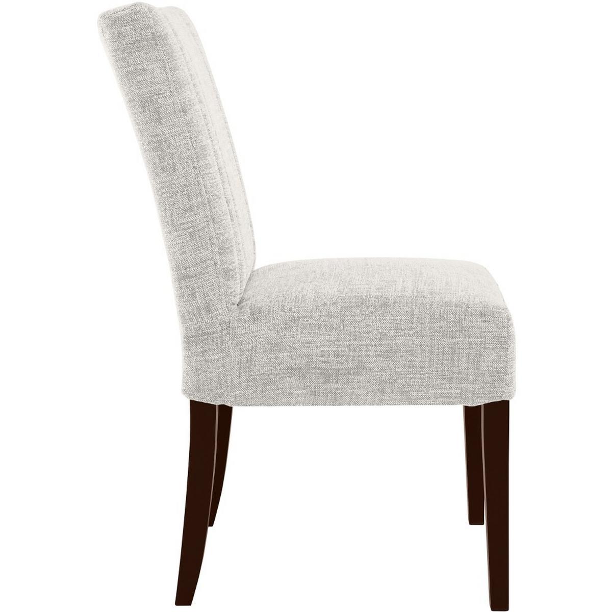 STUHL FREYA mit wengefarbenen Holzbeinen, Polsterstuhl, Beige - Wengefarben/Beige, Holz (47/94/42cm) - Beautysofa