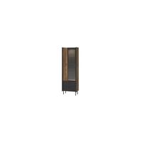 VITRINE KREON 190,7/59 cm in Braun - Braun, Holzwerkstoff (59/190.7/40cm) - MASSENO