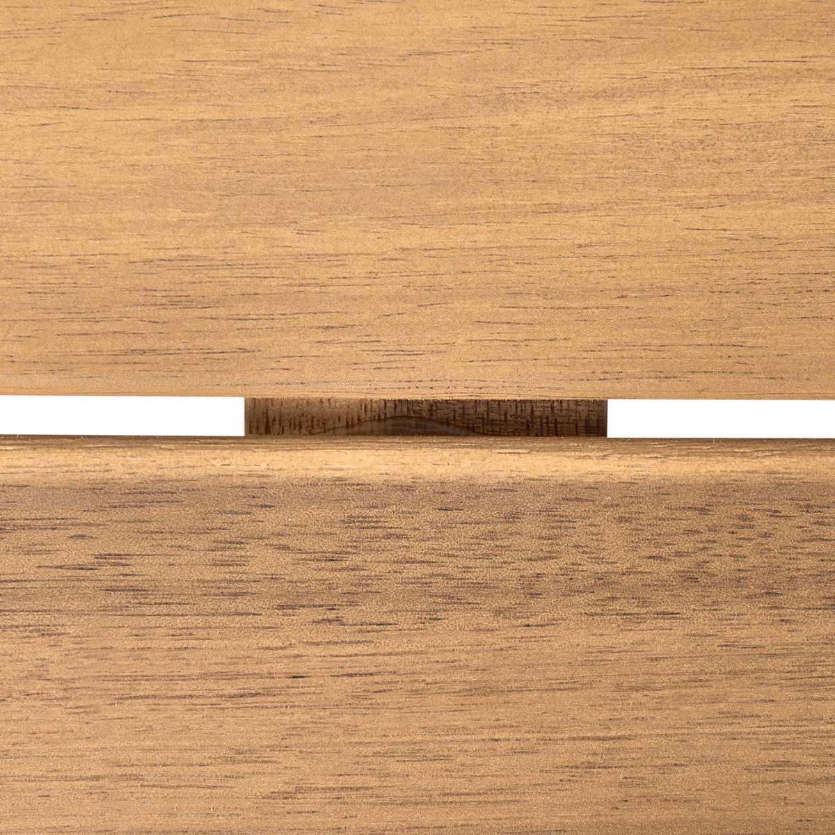 BISTROTISCH 70/70 cm zertifiziertes Akazienholz Hellbraun Chioggia - Hellbraun, Holz (70/70/75cm) - Beliani