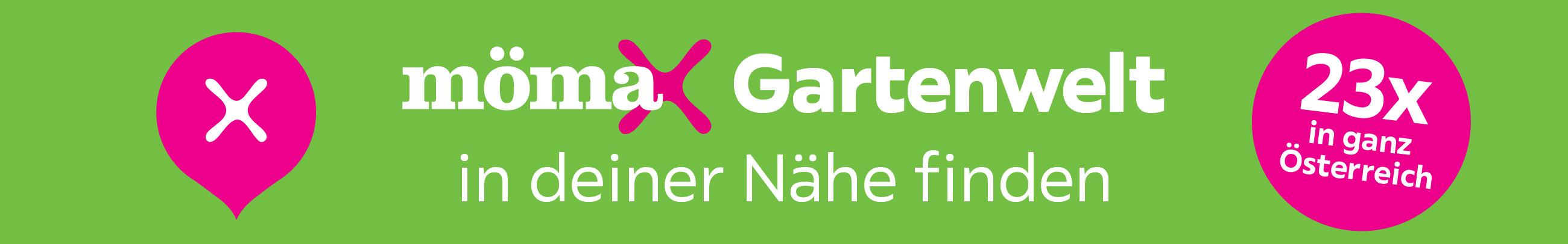 Grüner Teaser, mömax Gartenwelt in deiner Nähe finden, 23x in ganz Österreich