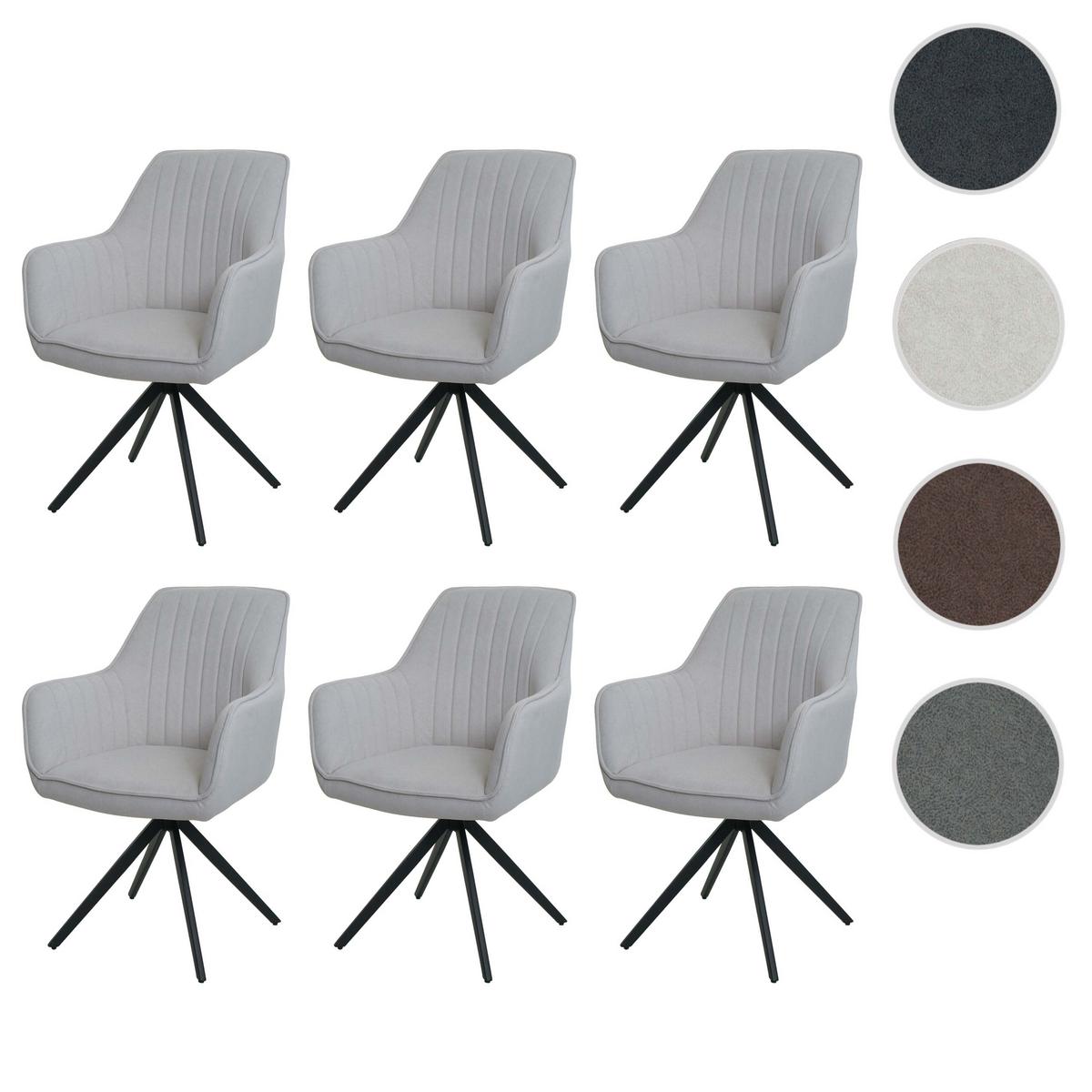 ESSZIMMERSTUHL Beige 6er-Set - Beige/Naturfarben, Textil (58/87/55cm) - MCW