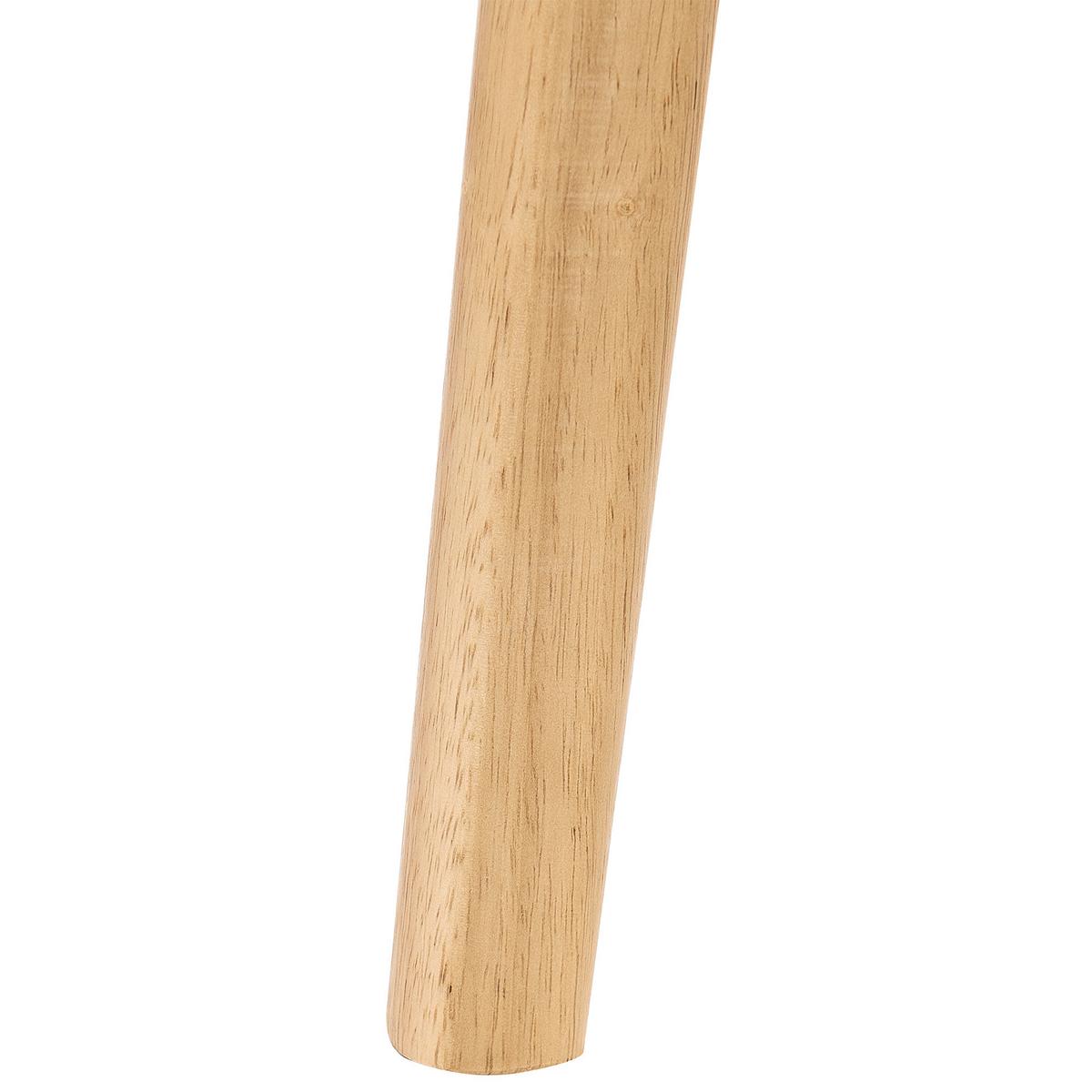 ESSZIMMERSTUHL 2er-Set Holz Hellbraun/Hellgrau Fallon - Hellgrau, Holz (47/90/50cm) - Beliani