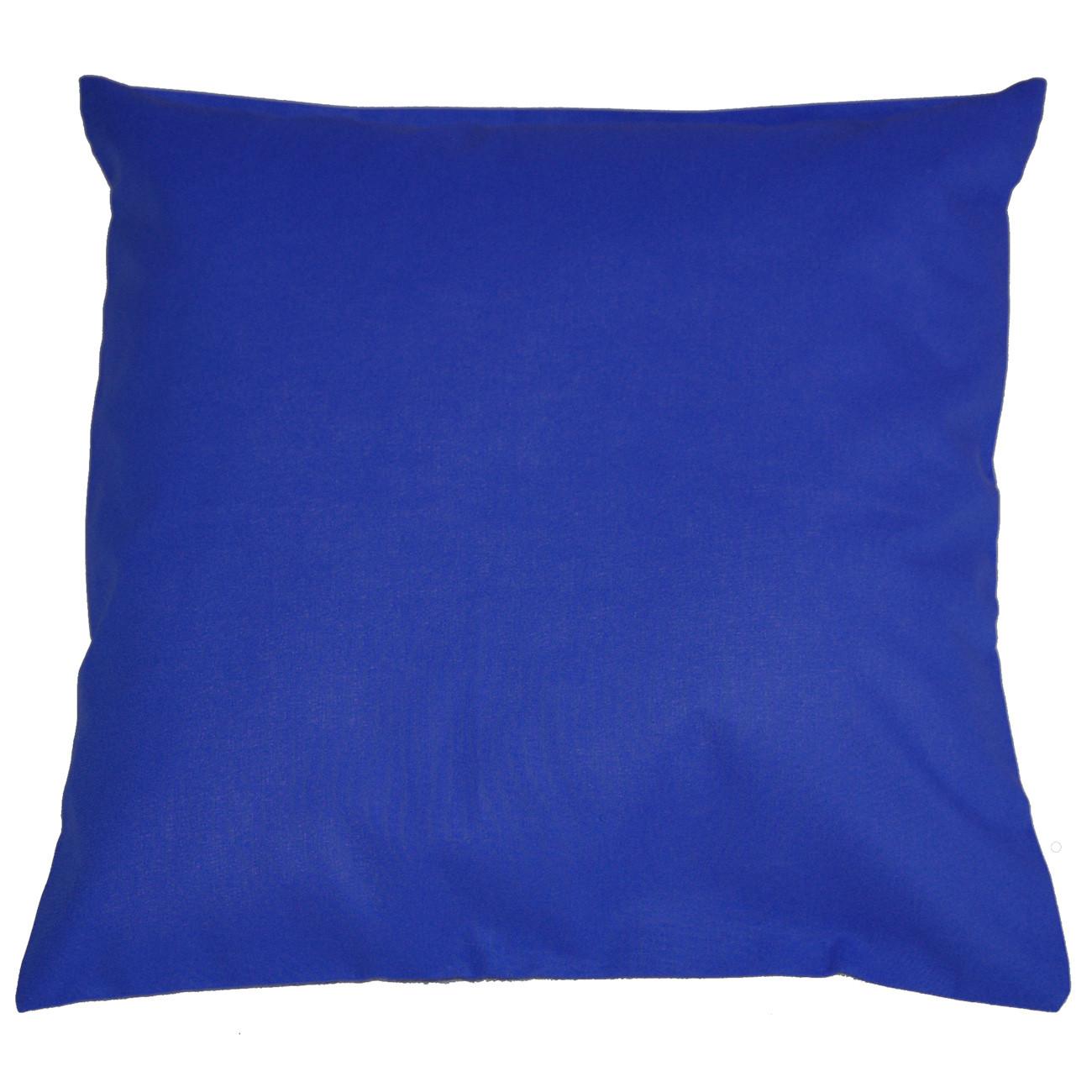 KISSENBEZUG Basic 100% Baumwolle royal 40/40 cm - Blau, Textil (40/40cm) - beties Heimtextil