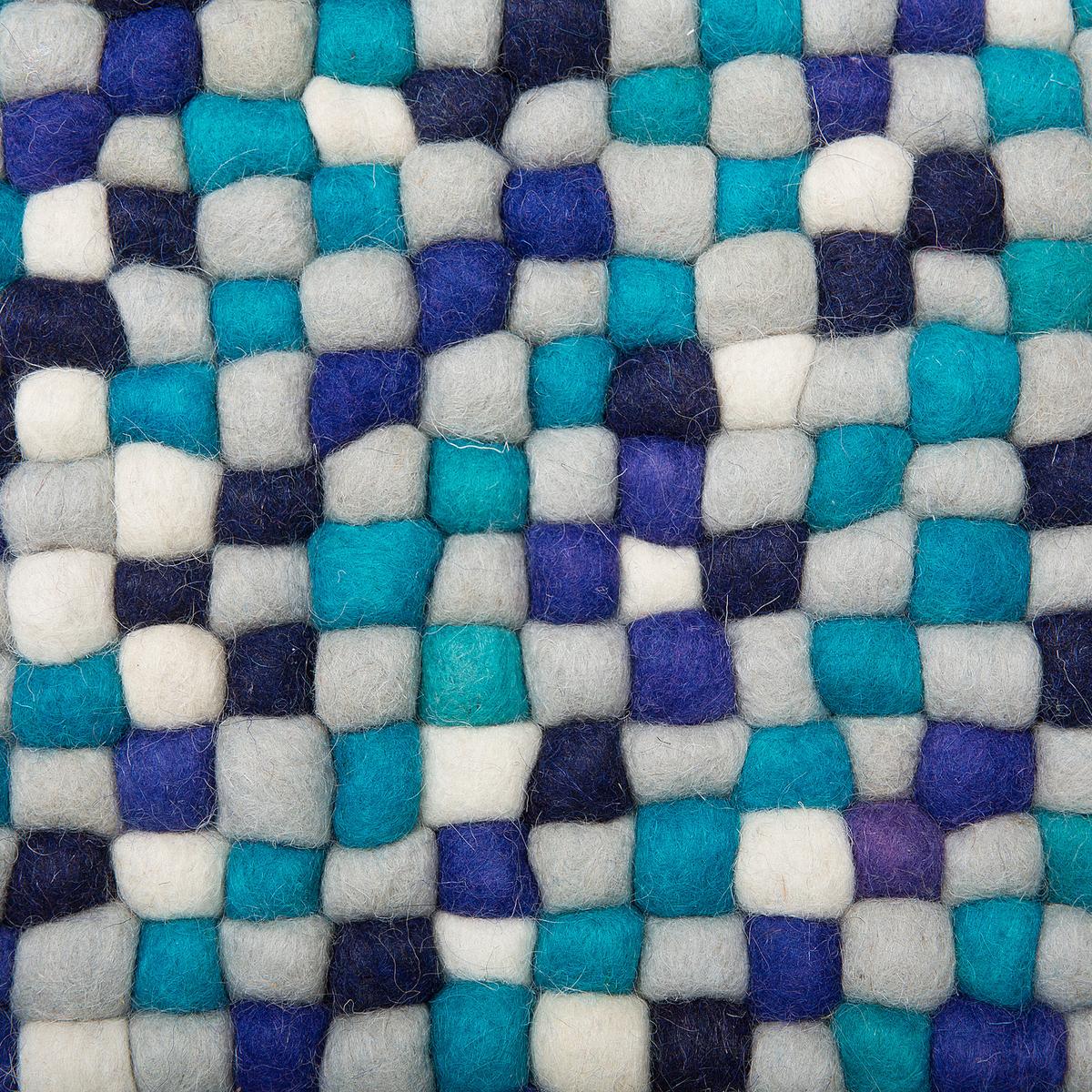 FILZKUGELTEPPICH Amdo 230/160 cm - Multicolor, Textil (160/230cm) - Beliani