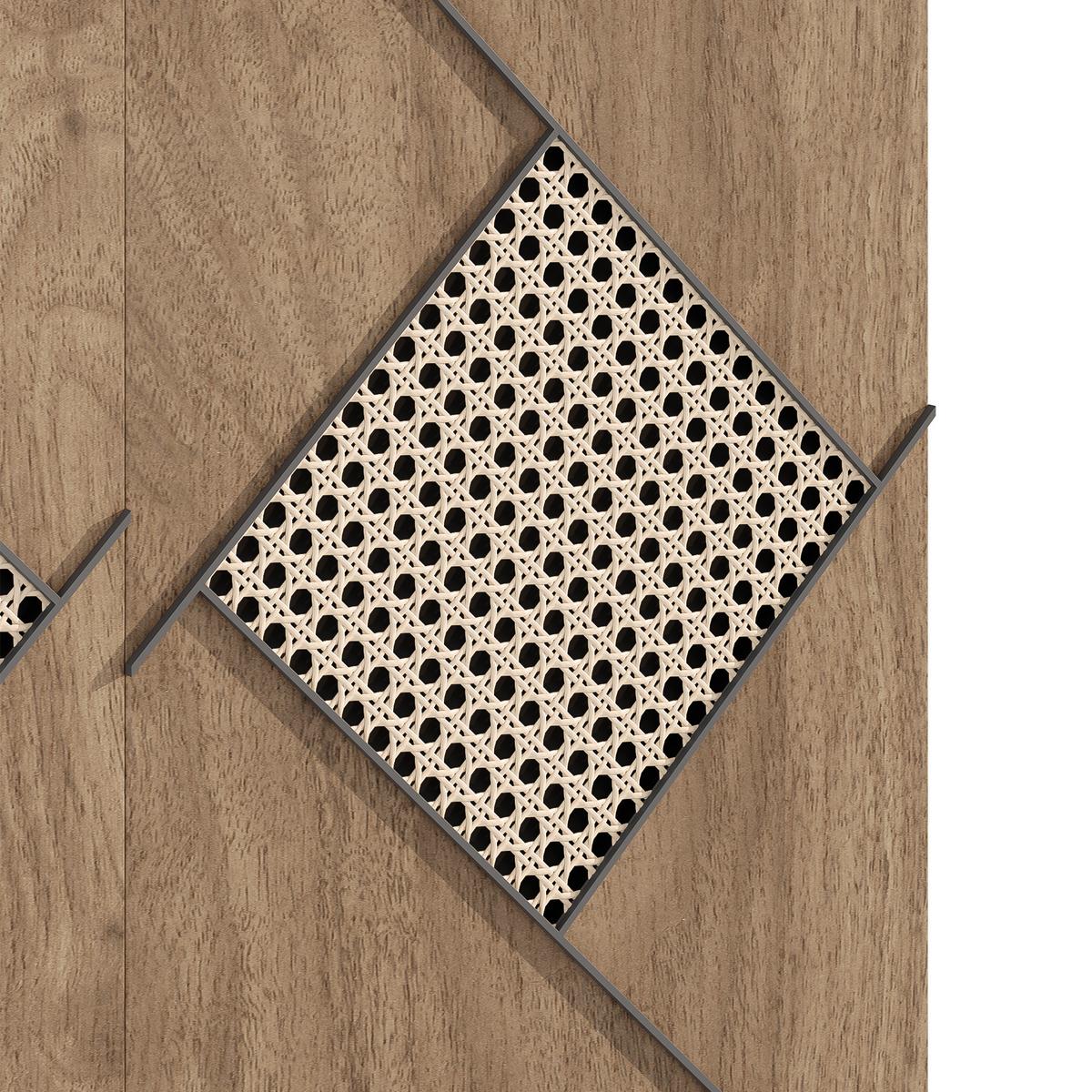 SCHUHSCHRANK 80 cm in Holzoptik - Eichefarben, Holzwerkstoff (80/91/32cm) - Urban Meuble