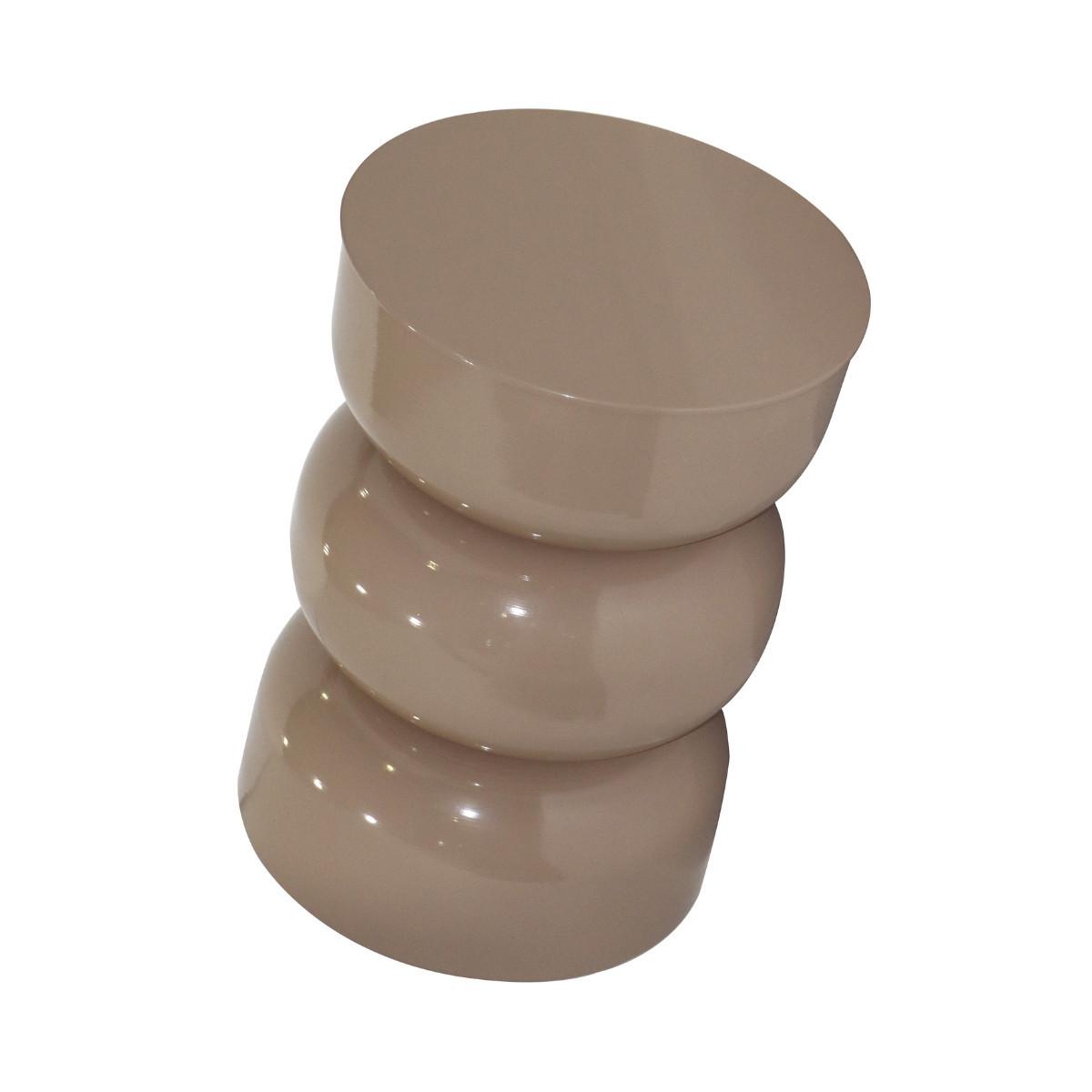 BEISTELLTISCH aus lackiertem Metall 36/50/36 cm - Kaschmir, Metall (41/36/50cm) - Calicosy