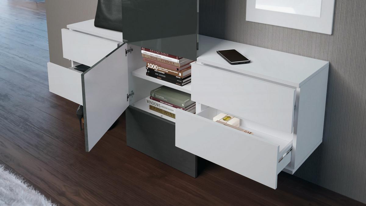 GARDEROBE Carlton Paneel in Eiche Nordic - Silbereichenfarben, Holzwerkstoff (157/193/35cm) - Vladon