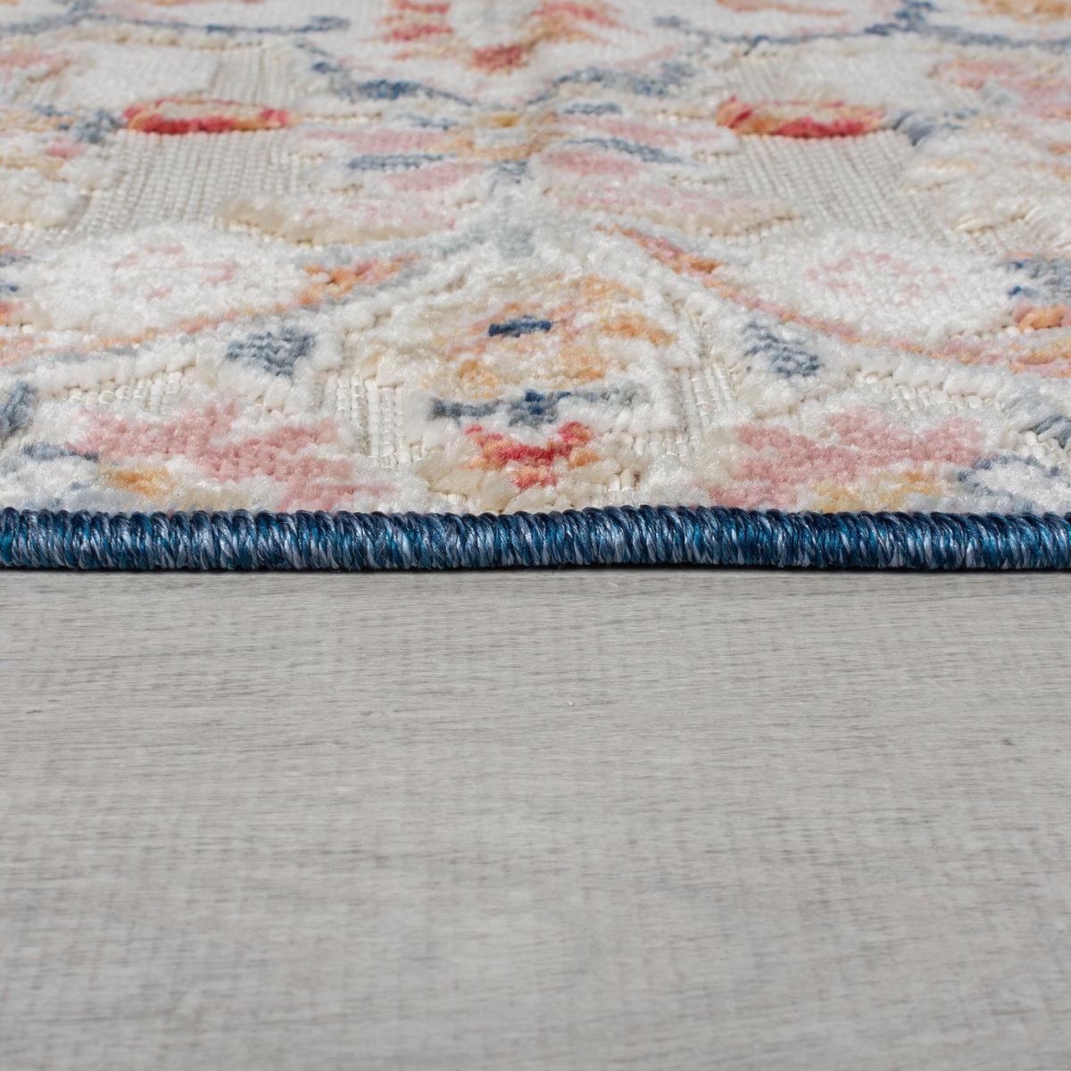 OUTDOORTEPPICH Waschbar LAGAN, floral, Bunt, 80 x 230 cm - Multicolor, Textil (80/230cm) - KADIMA DESIGN