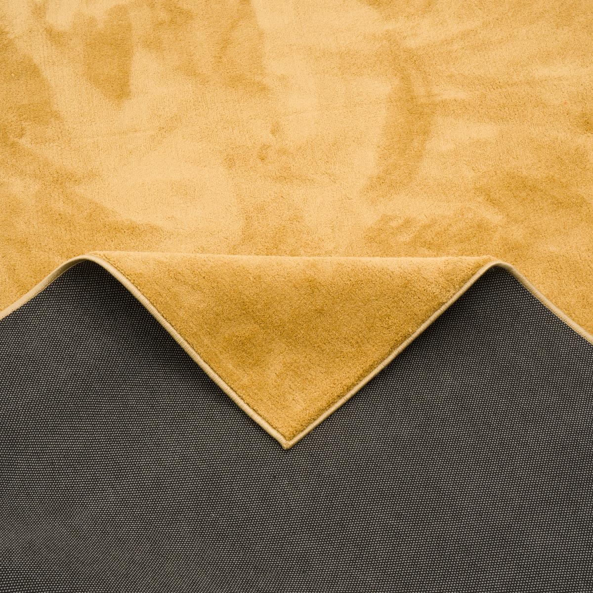 HOCHFLOR LANGFLOR TEPPICH SUPER SOFT MELIA - Currygelb, Textil (120/170cm) - Pergamon