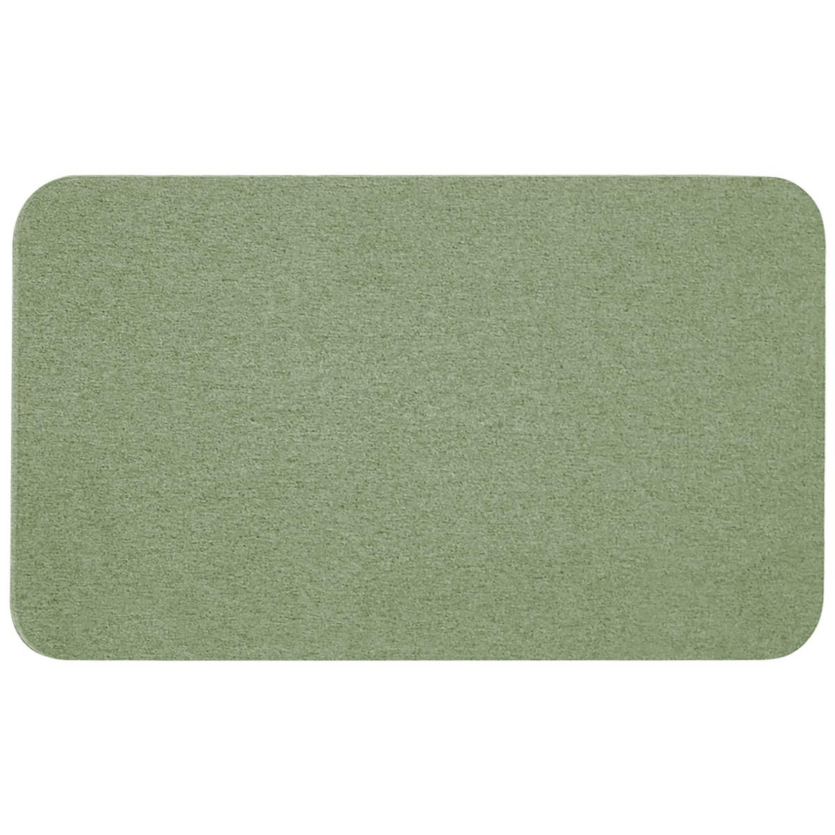 SCHREIBTISCHTRENNWAND 80 x 40 cm Hellgrün Wally - Grün, Textil (80/40/2cm) - Beliani