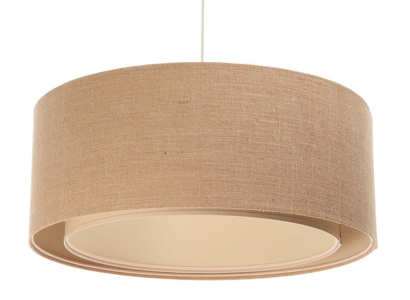 HÄNGELEUCHTE Beige 60/20 cm - Beige, Kunststoff (60/1.2/20cm) - ONZENO