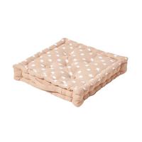 SITZKISSEN Sterne beige 40/40/8 cm - Beige, Textil (40/40/8cm) - Homescapes