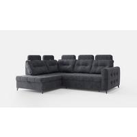 ECKSOFA Wendie - Dunkelgrau, Holzwerkstoff/Textil (200/250cm) - Fun Möbel