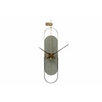 WANDUHR Design Grau 20/90 cm - Grau, Holzwerkstoff/Metall (20/90/2cm) - ONZENO