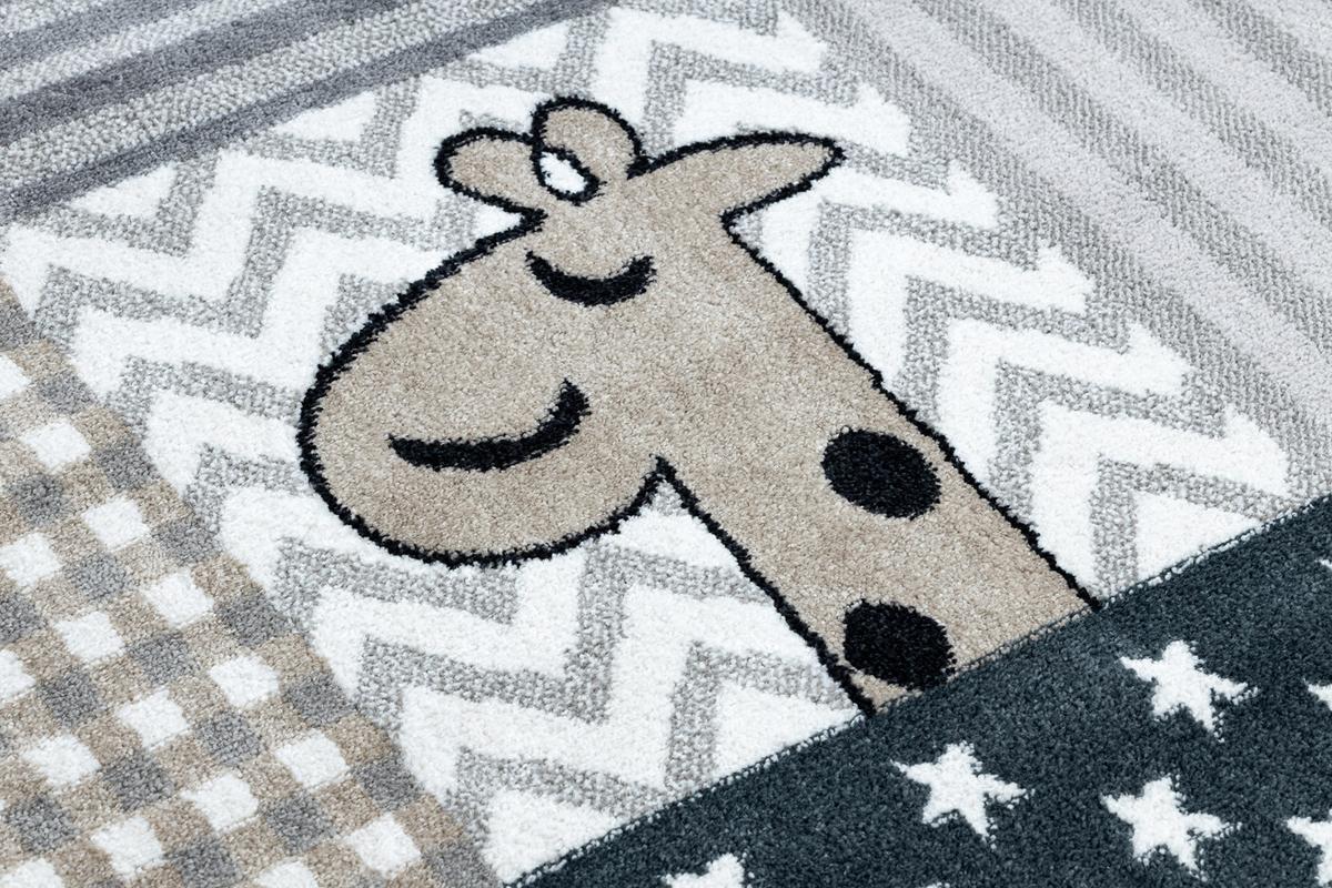 TEPPICH Fun 140/190 cm - Grau, Textil (140/190cm) - rugsX