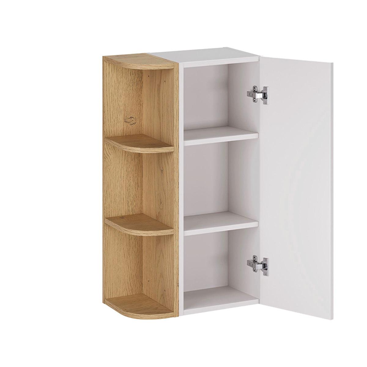 SCHRANKORIA Weiß - Weiß, Holzwerkstoff (45/80/26.6cm) - Petits-meubles