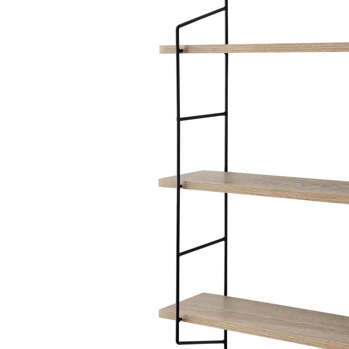 WANDREGAL Ösel - Braun, Metall (48/63.5/15cm) - [en.casa]