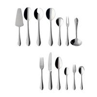 TAFELBESTECK Mademoiselle silber 68-tlg. - Silberfarben, Metall - Villeroy & Boch