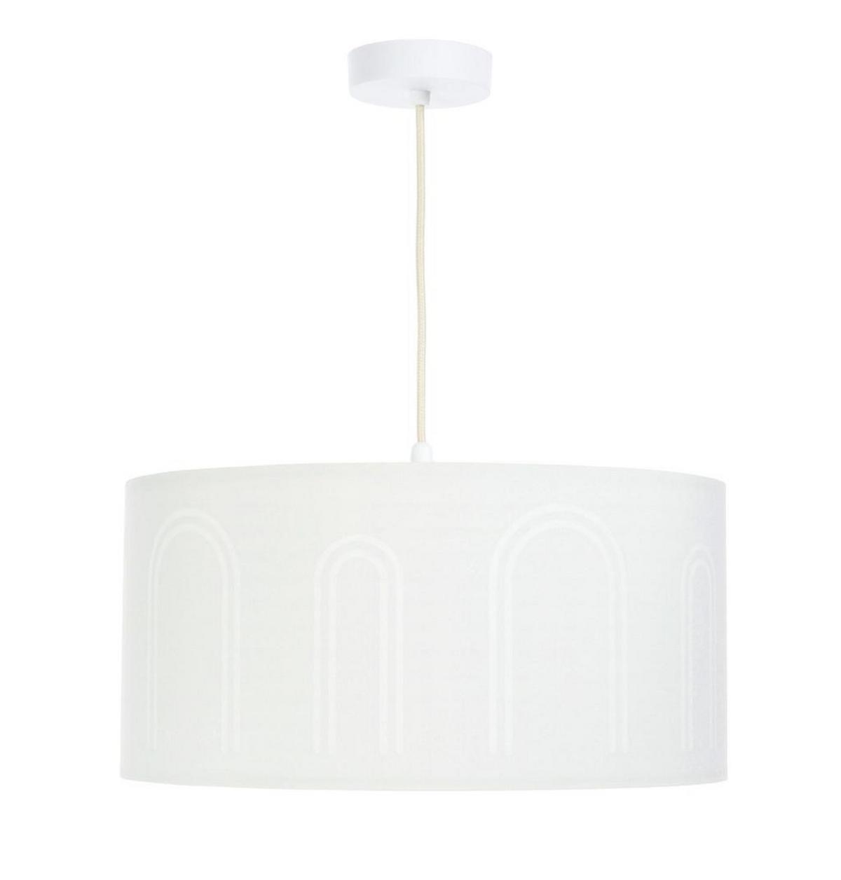 HÄNGELEUCHTE Weiß 40/90 cm - Weiß, Kunststoff (20/0.4/90cm) - ONZENO