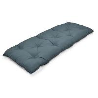 BANKPOLSTER Flair BK 100x50x8cm Taubenblau - Blaugrau, Textil (50/100cm) - Beautissu 