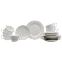 KAFFEESERVICE Sofia weiß 18-tlg. - Weiß, Keramik (19.5/22/27.5cm) - Ritzenhoff Breker