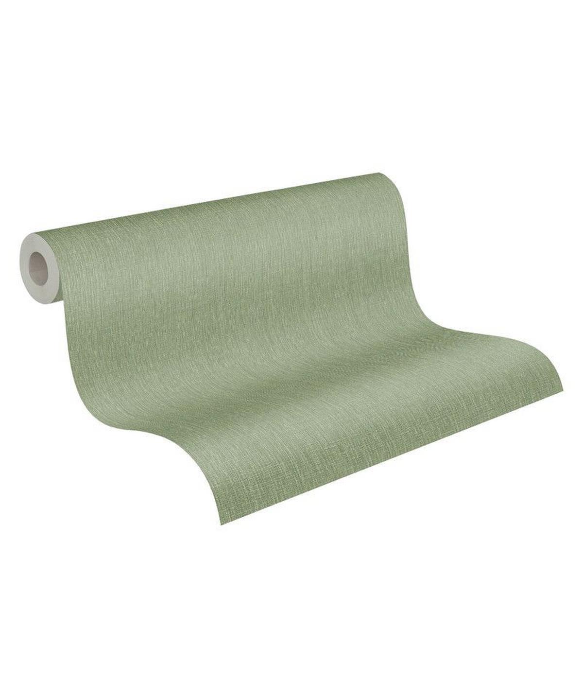VLIESTAPETE Grün 53/1005 cm - Grün, Textil (53/1cm) - KUNSTLOFT