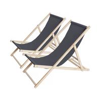 SONNENLIEGE chilienne Grau - Grau, Metall (56/81/107cm) - Habitat Garten