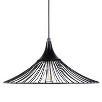 HÄNGELEUCHTE Giona 40/40/128 cm - Schwarz, Metall (40/40/128cm) - Beliani