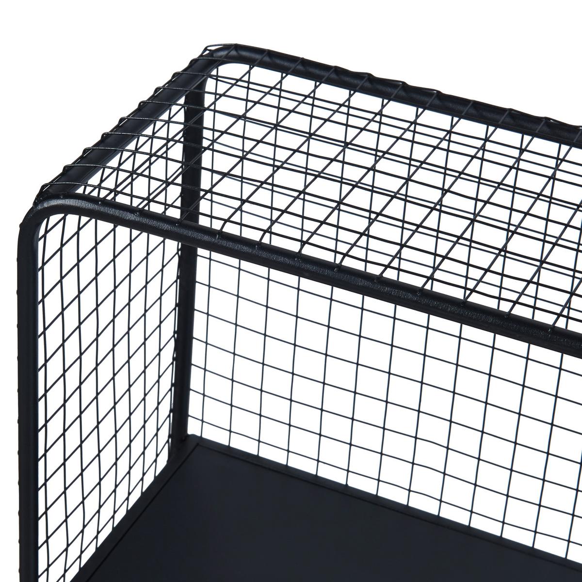 STANDREGAL Volda - Schwarz, Metall (50/90/19cm) - [en.casa]