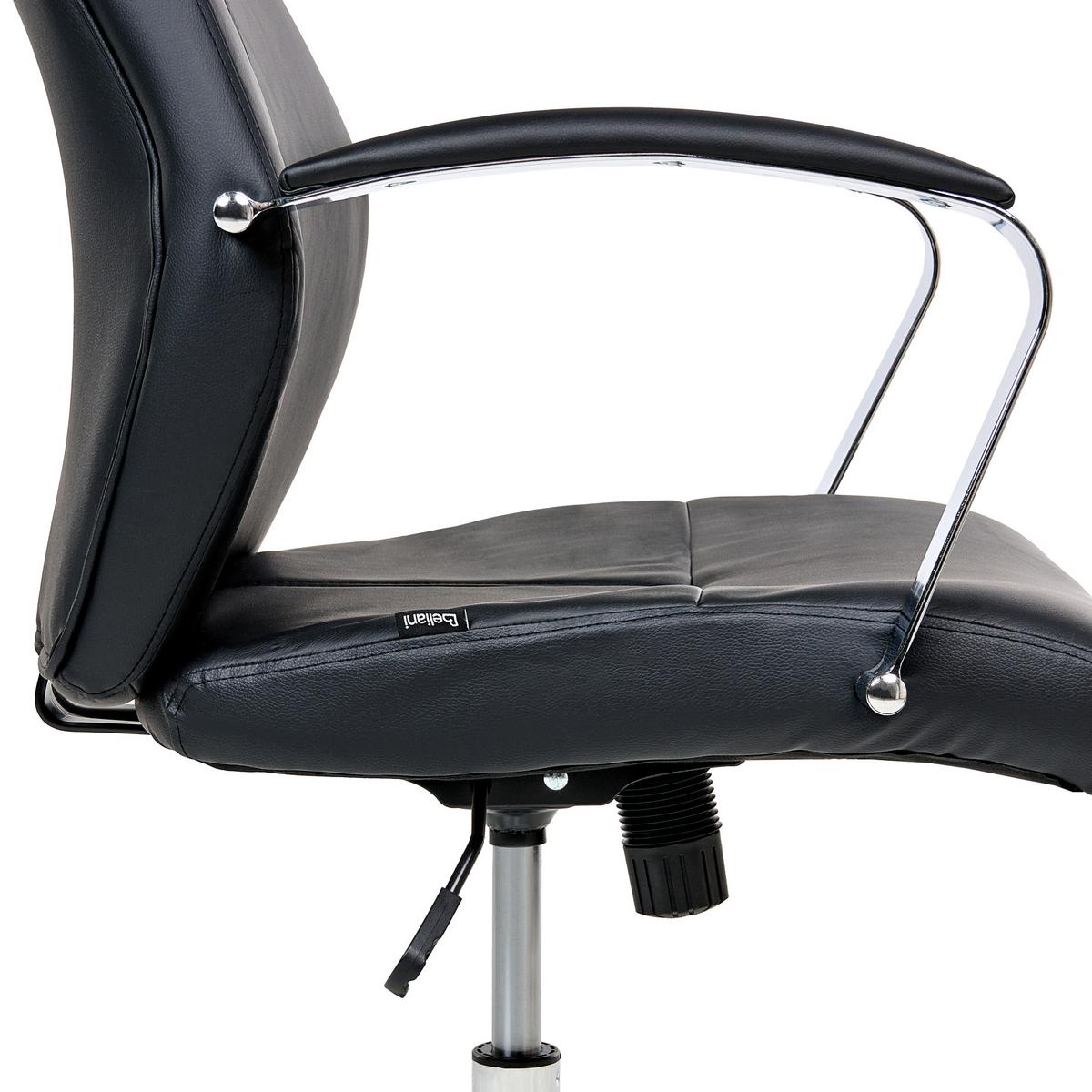 CHEFSESSEL Schwarz Adept - Silberfarben/Schwarz, Kunststoff (70/115/70cm) - Beliani