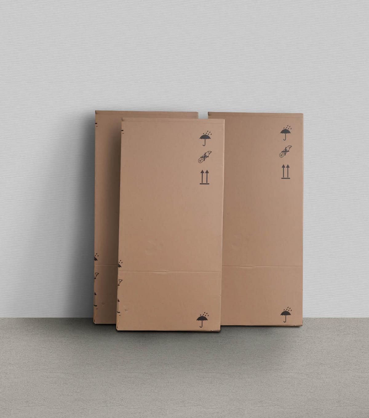 KLEIDERSCHRANK Robe - Beige, Holzwerkstoff (137/234/58cm) - Mokebo