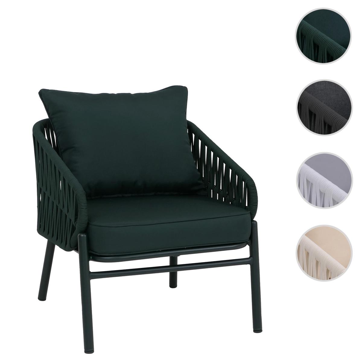 GARTENSTUHL Grün - Grün, Metall (64/67/70cm) - MCW