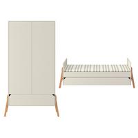 BABYZIMMER 2-teilig Kaschmir - Beige, Holzwerkstoff (161/90/75cm) - Petits-meubles