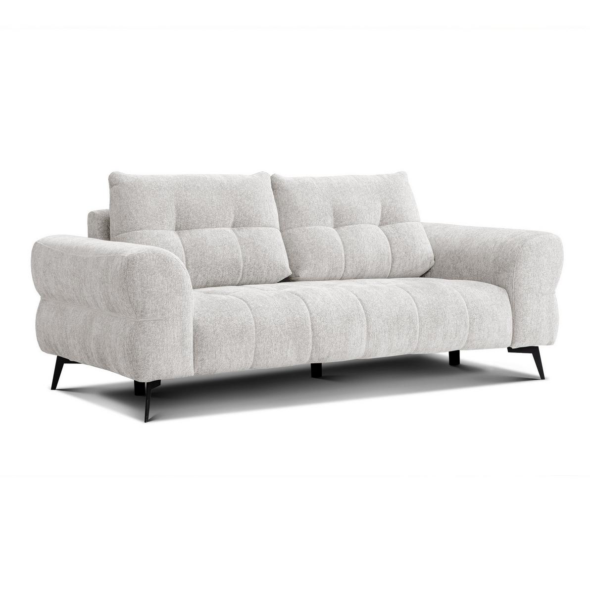 SOFA SALVINI 3-Sitzer, ecru - Ecru, Holz/Textil (237/88/99cm) - Wozimo