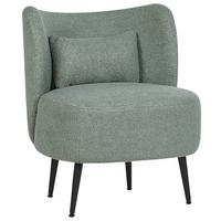 SESSEL BOUCLE Grün Otsby - Grün, Holz/Textil (60/76/55cm) - Beliani