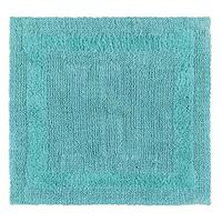 DUSCHVORLEGER 50/50 cm, 100% Baumwolle, wendbar - Hellblau, Textil (50/50cm) - Homescapes