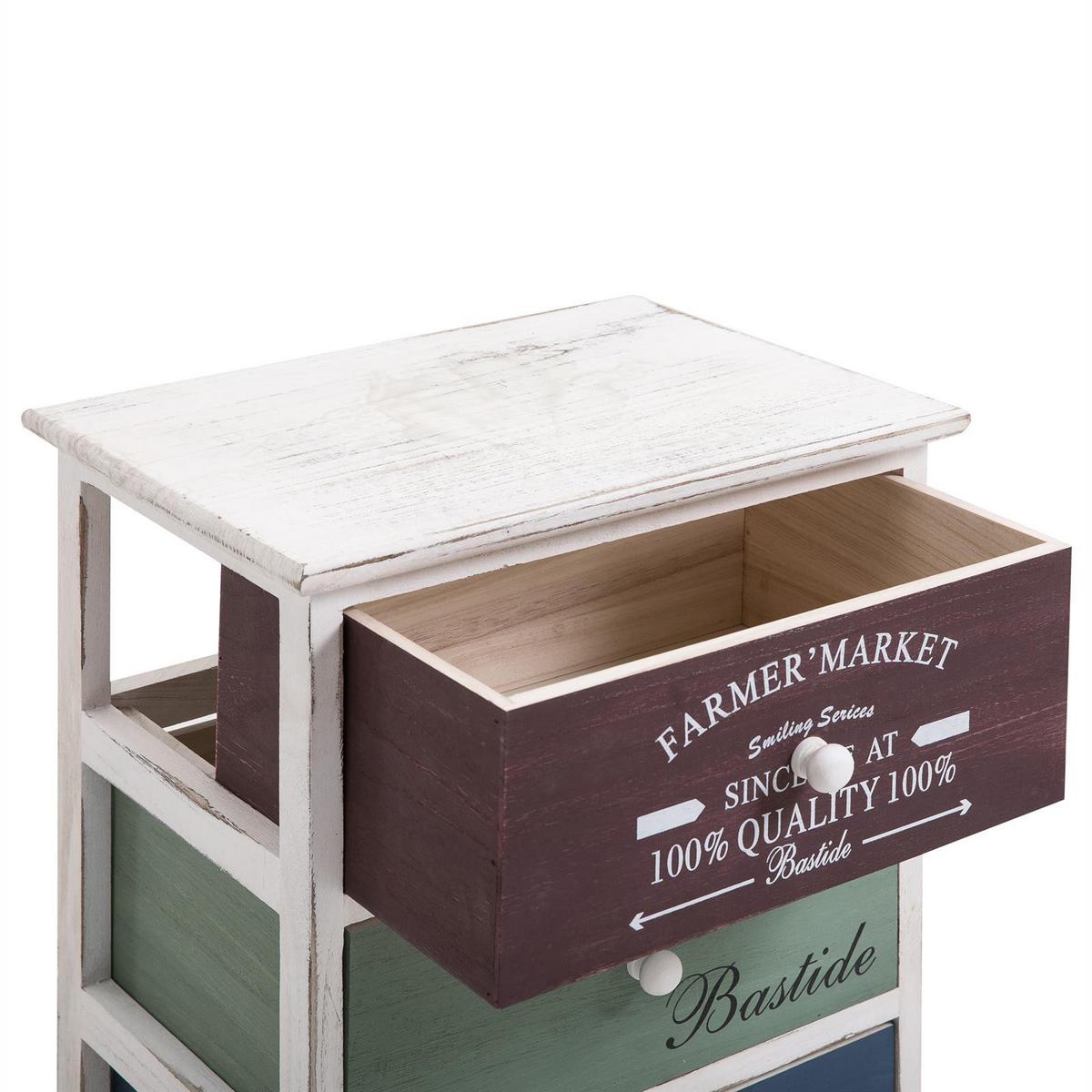 KOMMODE COLORIS weiß - Weiß, Holzwerkstoff (40/77/30cm) - CARO-Möbel