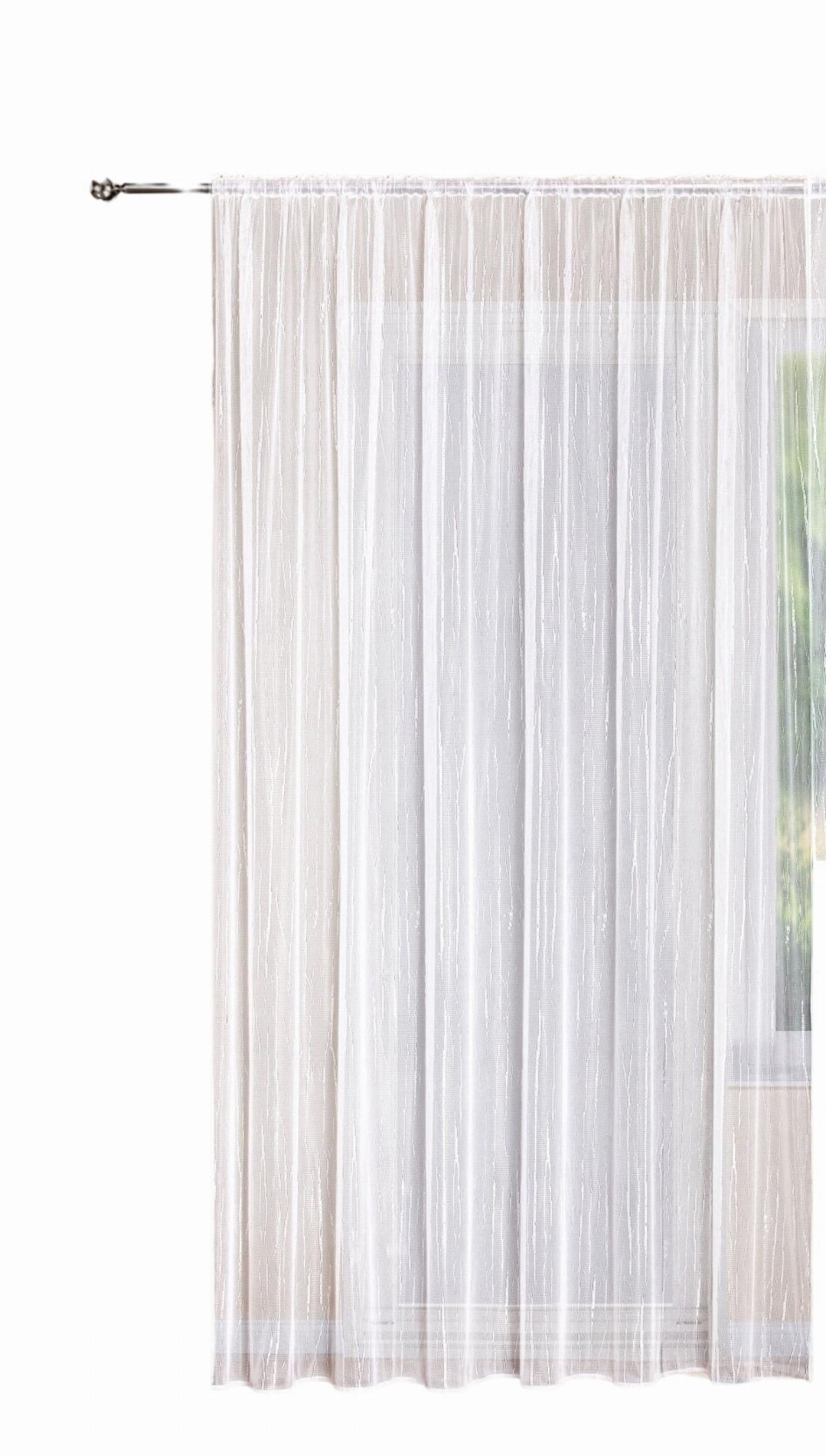 VORHANG »Isabella« HxB 225x300 cm Weiß - Weiß, Textil (300/225cm) - Gardinenbox